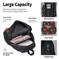 thumbnail image 4 of Pofeuu Tomatoes1 Print Backpack Travel Backpacks With Lunch Bag Pencil Bag Set 3 pcs Set Cartoon Backpack, 4 of 7