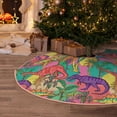 thumbnail image 5 of Rateoe Colorful Dinosaur Pattern Christmas Tree Skirt with Ties , Christmas Tree Decorations, Farmhouse Christmas Decor Xmas Holiday Decorations-48", 5 of 6