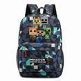 thumbnail image 3 of Minecraft Backpack for Students My World Creeper Large Capacity Backpack Enderman Double Shoulder Bag, 3 of 11