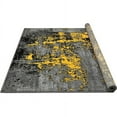 thumbnail image 5 of HR HANDCRAFT RUGS HR Modern Contemporary Abstract Area Rug Yellow - 5' X 7', 5 of 5