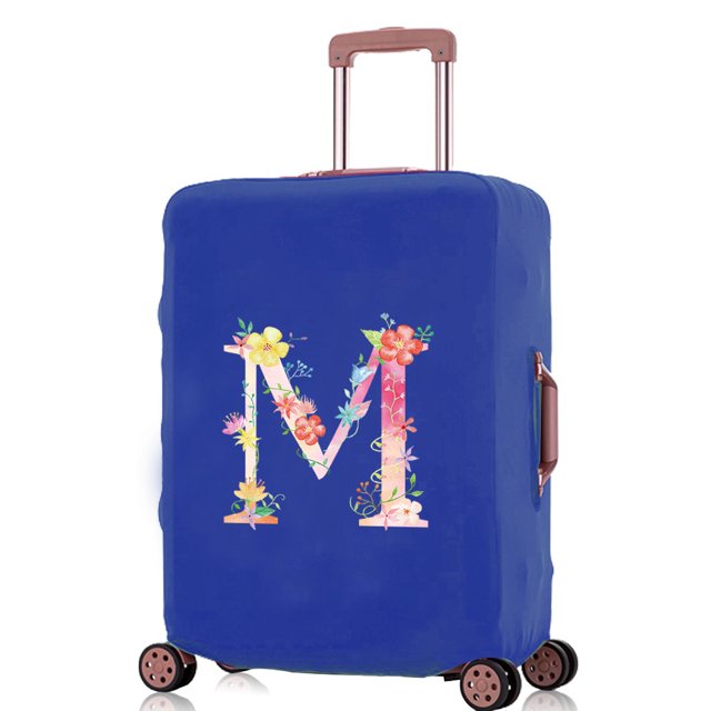 Luggage Covers Travel Accessories Suitcase Cover Protector Reusable Washable 18-32inch Pink Letter Printed Pattern Series 8pink M S