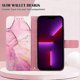 thumbnail image 4 of For Google Pixel 6 Pro PT003 Marble Pattern Flip Leather Phone Case, 4 of 5