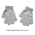 thumbnail image 3 of Minnieouse 1 par de guantes para niños, calentador de manos para exteriores de estilo sencillo, cubiertas para calentar manos para niños y guantes y mitones gris claro, 3 of 6