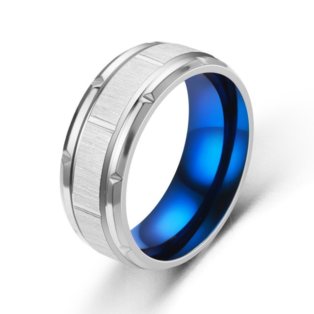 6 Colors Classic 8mm Tungsten Mens Ring Surface Brushed Stainless Steel Ring for Women Wedding Band Couples Jewelry Accessories