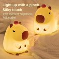 Capybara Night Light, Capybara Tap Tap LED Night Lamp, Capybara Lamp