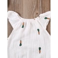 thumbnail image 3 of Newborn Baby Girl Flying Sleeve Bodysuit Cartoon Romper Jumpsuit Cute Summer Outfits 0-24M, 3 of 6