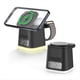 thumbnail image 2 of Estación de Carga , Reloj Despertador, Luz , Base de Carga Inalámbrica, Soporte para Cargador de Reloj de Teléfono, Combo de Cargador Negro, 2 of 7