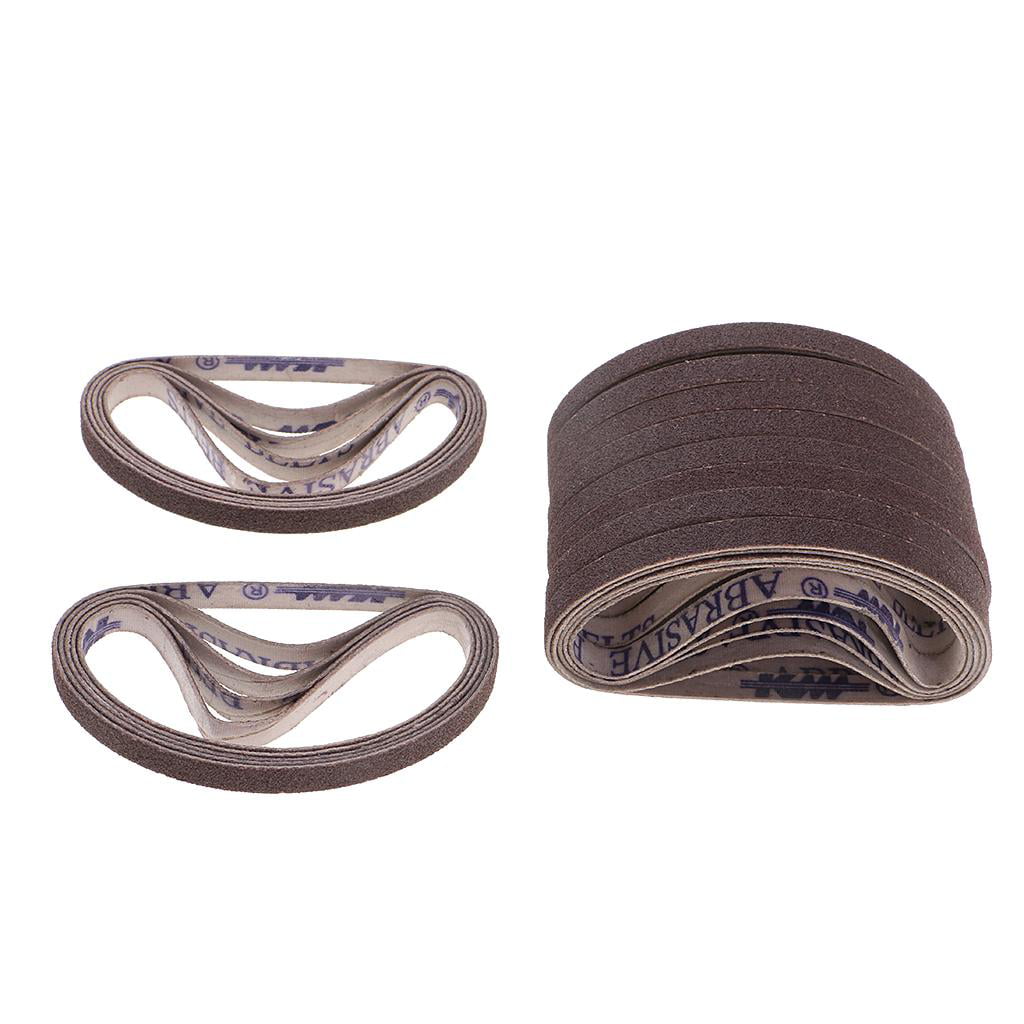 50pcs 80# Grit Sharpening Belts Polishing Abrasive Sanding Paper For Belt Sander 