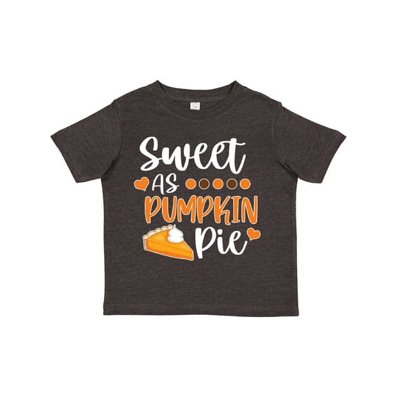 Inktastic Thanksgiving Sweet as Pumpkin Pie Boys or Girls Toddler T-Shirt
