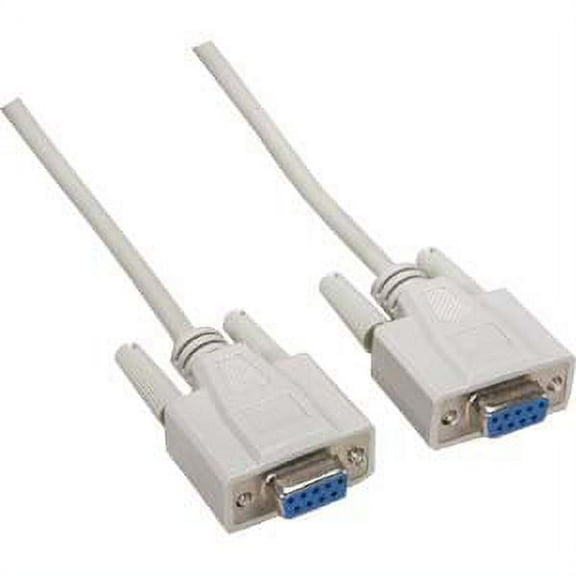 ACCL 10Ft DB9-F/F Null Modem Cable, 1 Pack