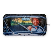 Bob Ross Happy Trees UV Blocking Automotive Window Shades, 64" x 32"