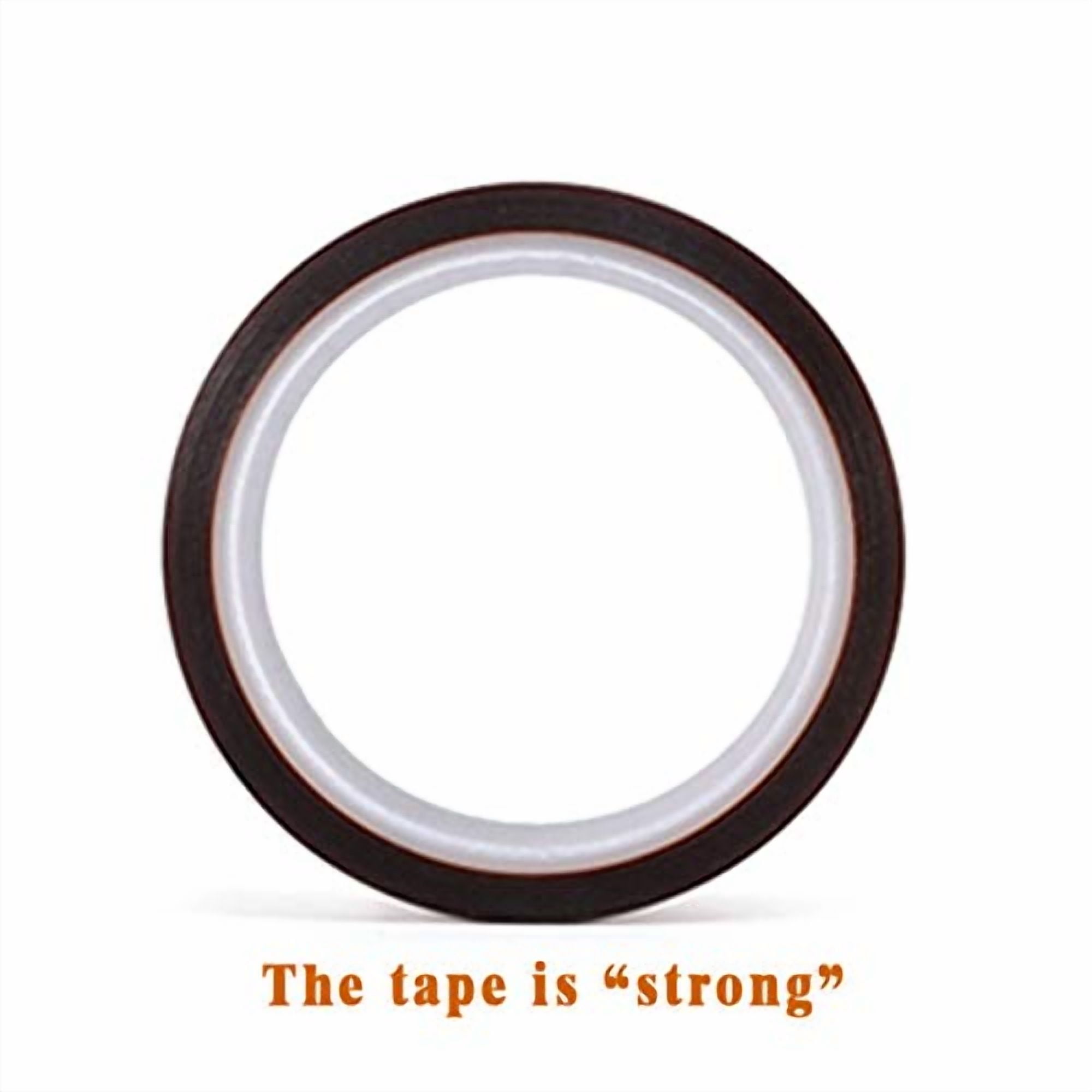 2 Rolls 10mm X 3 108ft Heat Tape,Adhesive Resistant / Transfer Tape, Vinyl Thermal Sublimation Press Tape,No Residue ,Electronics,Soldering,Circuit Board