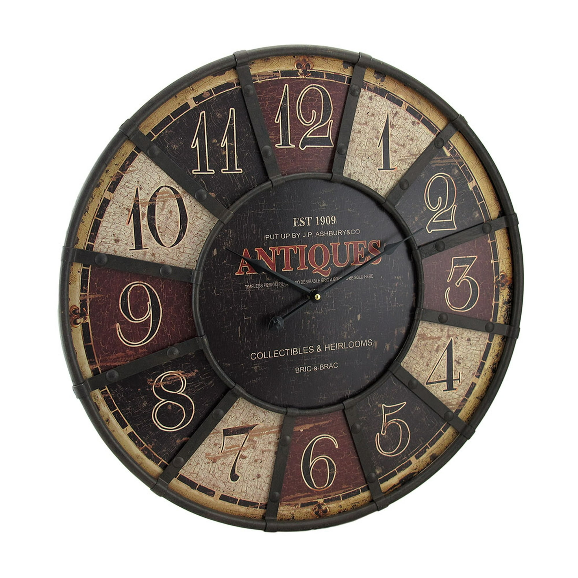 Large Antiques Wall Clock 23 1 2 In