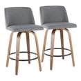 thumbnail image 1 of Tabouret à hauteur de comptoir Toriano de LumiSource, Ensemble de 2, 1 of 8