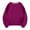 Purple, variant on COSFO Crew Neck Sweatshirts for Men Black Athletic Long Sleeve Solid Top Workout Pullover Regular Sweatshirts