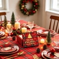 thumbnail image 5 of 20 Sheets Christmas Tree Red Black Buffalo Plaid Napkins, Christmas Party Supplies, Disposable Tableware, for Xmas Holiday Party Table Decor(B), 5 of 6
