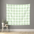 thumbnail image 2 of Balery Green Checkboard Pattern Tapestry 60x51 Inches - Large Wall Hanging Tapestry for Bedroom, Living Room, Dorm Decor - Artistic and Aesthetic Room Decor, 2 of 9