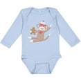 thumbnail image 3 of Inktastic Sock Monkey Gingerbread Boys or Girls Long Sleeve Baby Bodysuit, 3 of 5
