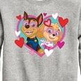 thumbnail image 3 of Paw Patrol - Chase Sky Hearts - Toddler And Youth Crewneck Fleece Sweatshirt, 3 of 6