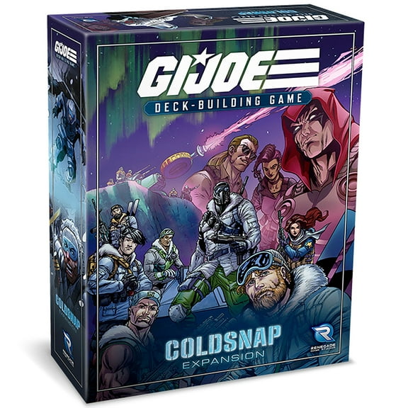G.I. JOE Deck-Building Game: Coldsnap Expansion - It's Cold-Blooded Chaos, Includes 2 New Story Missions, Renegade Game Studios, Ages 14 , 1-4 Players, 30-70 Min Playing Time