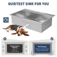 thumbnail image 2 of EDTara Drop-In Stainless Steel Sink, Single Bowl Top Mount Kitchen Sink, 2 of 8