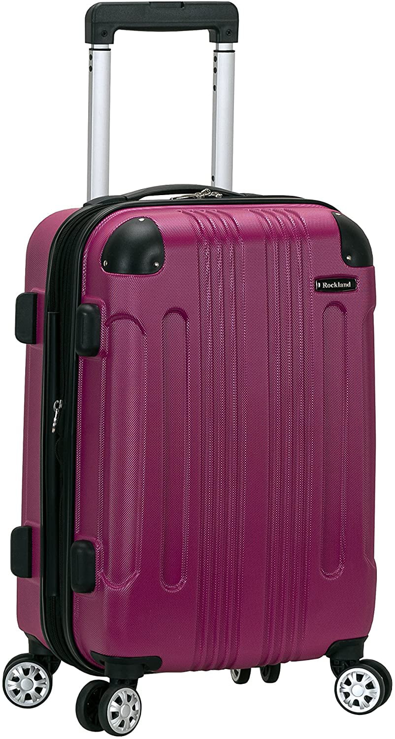 Silver Rockland London Hardside Spinner Wheel Luggage Carry-On 20-Inch 