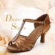 thumbnail image 5 of XIHAHA, zapatos de baile con diamantes de imitación a la moda para mujer, Tango, Salsa, tacones de baile latino, sandalias de suela blanda para mujer, zapatos de boda para mujer, 5 of 5