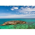 thumbnail image 2 of Wilson, Emily 24x17 Black Ornate Wood Framed with Double Matting Museum Art Print Titled - Italy-Apulia-Metropolitan City of Bari-Monopoli Porta Vecchia (Old Port), 2 of 4