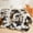 Cow Print Brown, variant on XeGe Luxury Faux Fur Leopard Print Throw, Soft 50x60 Cheetah Print Fluffy Blanket, Shaggy Plush Decorative Couch Blanket, Cute Furry Fuzzy Animal Throw for Sofa Bed, Leopard Pink