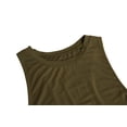 thumbnail image 2 of Langwyqu Sleeveless Solid Color Men Sport Muscle Sport Tank Tops, 2 of 4