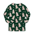 thumbnail image 6 of Xyant Kid Christmas Pajamas, Boys Girls Long Sleeve Soft Cotton Pjs Set Toddler 2 Piece Sleepwear Size 8-9 Years, 6 of 7