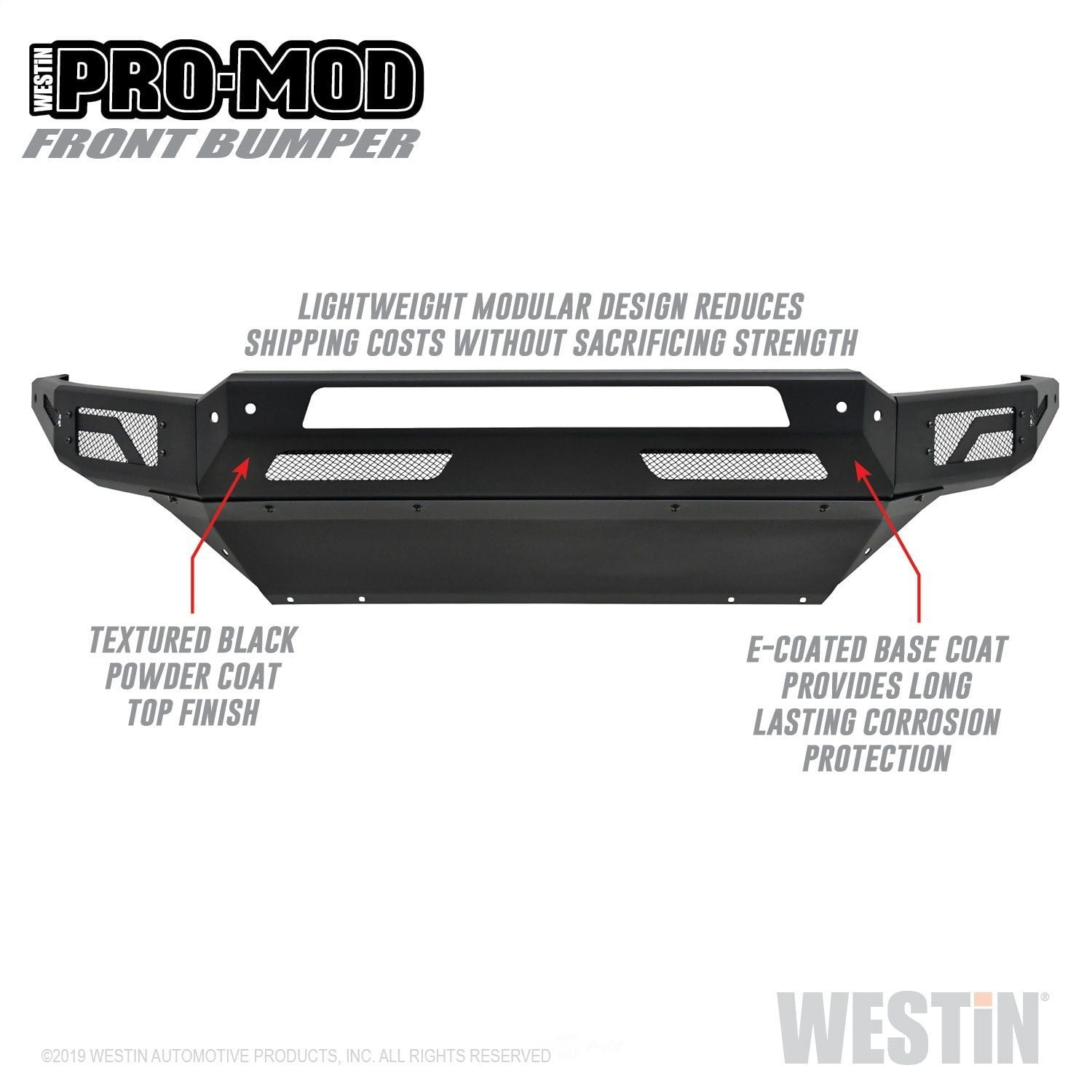 Westin 58-41025 Pro-Mod Front Bumper