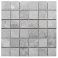 thumbnail image 5 of The Tile Life Wells Stone Slate 2" x 2" Gray Porcelain Mosaic Tile, 1 Sheet, 5 of 9