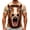 A13-Khaki, variant on bravefron Men's 3D Animal Graphic T-Shirt Short Sleeve Casual TeeShort Sleeve Tshirts Novelty Streetwear Tops Trendy Summer Shirt for Men