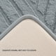 thumbnail image 4 of Tapete de espuma absorbente, tapete para inodoro, tapete para puerta de baño, antideslizante, tapete de entrada, secador de pies, baño, entrada, hogar, lavabo, estacionamiento, apartamento,, 4 of 8