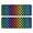 Rainbow Checkered Pattern, variant on Kitchen Rugs Sets Of 2,Brown and White Checkerboard Checkered Pattern Anti Fatigue Kitchen Mat Rugs Non Slip Washable,Decorative Kitchen Floor Mats for Kitchen,Sink,Laundry,17"x47" 17"x47"