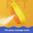 BITOUSHI Steamy Cat Brush 3 in 1 Spray Cat Brush Self Cleaning Cat