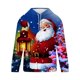 thumbnail image 4 of Sudadera con capucha para hombre, moda, bolsillos, manga larga, estampado navideño, sudadera con capucha, blusa para hombre, blusa de poliéster, 4 of 4