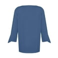 thumbnail image 4 of Oalirro Your Style A1 Series Womens Solid V Neck Long Sleeve Top XXL, 4 of 5