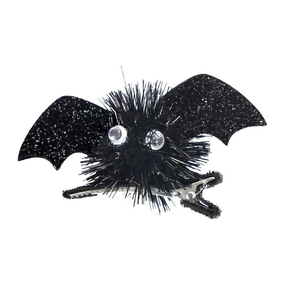 Halloween Decorations Halloween Dress up Hair Clips Horror Children's Performance Dress up Jewelry Accessories Hair Card Headdress with Sequins Black