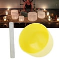 thumbnail image 4 of Singing Bowl, Stylish And Beautiful Frosted Singing Bowl, Non- And  Child For Home Yellow, 4 of 8