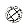 Metal Orb Dyson Sphere Design Decor Black (5 Circles)