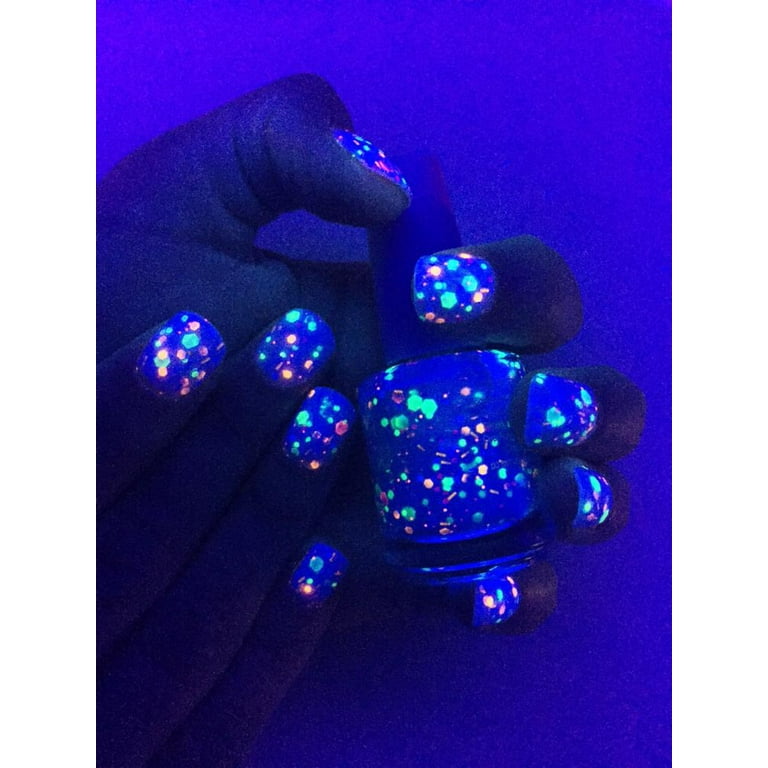 Black light nail polish clearance walmart