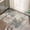 Grey Brown-2' x 3' (Rectangular), variant on Modern Abstract Area Rug 2x3 Washable Small Entryway Rugs  Non-slip Low Pile Throw Thin Kitchen Bathroom Grey Brown Floor Carpet For Entrance Living Room Bedroom Indoor Door Mat