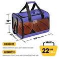 thumbnail image 5 of Conlun Large Cat Carrier,Foldable Pet Carrier with Soft-Sided and Safety Leash,Comfort Travel Carrier for Large Dogs Cats,Purple, 5 of 9