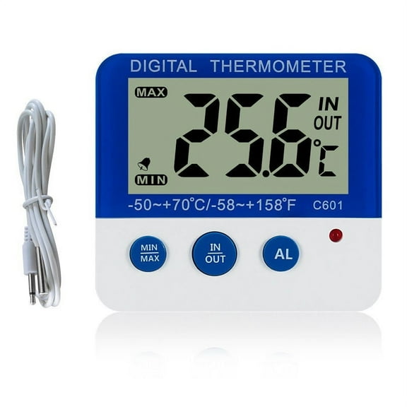 Digital Thermometer LCD Temperature Outdoor&Indoor Temperature Monitor