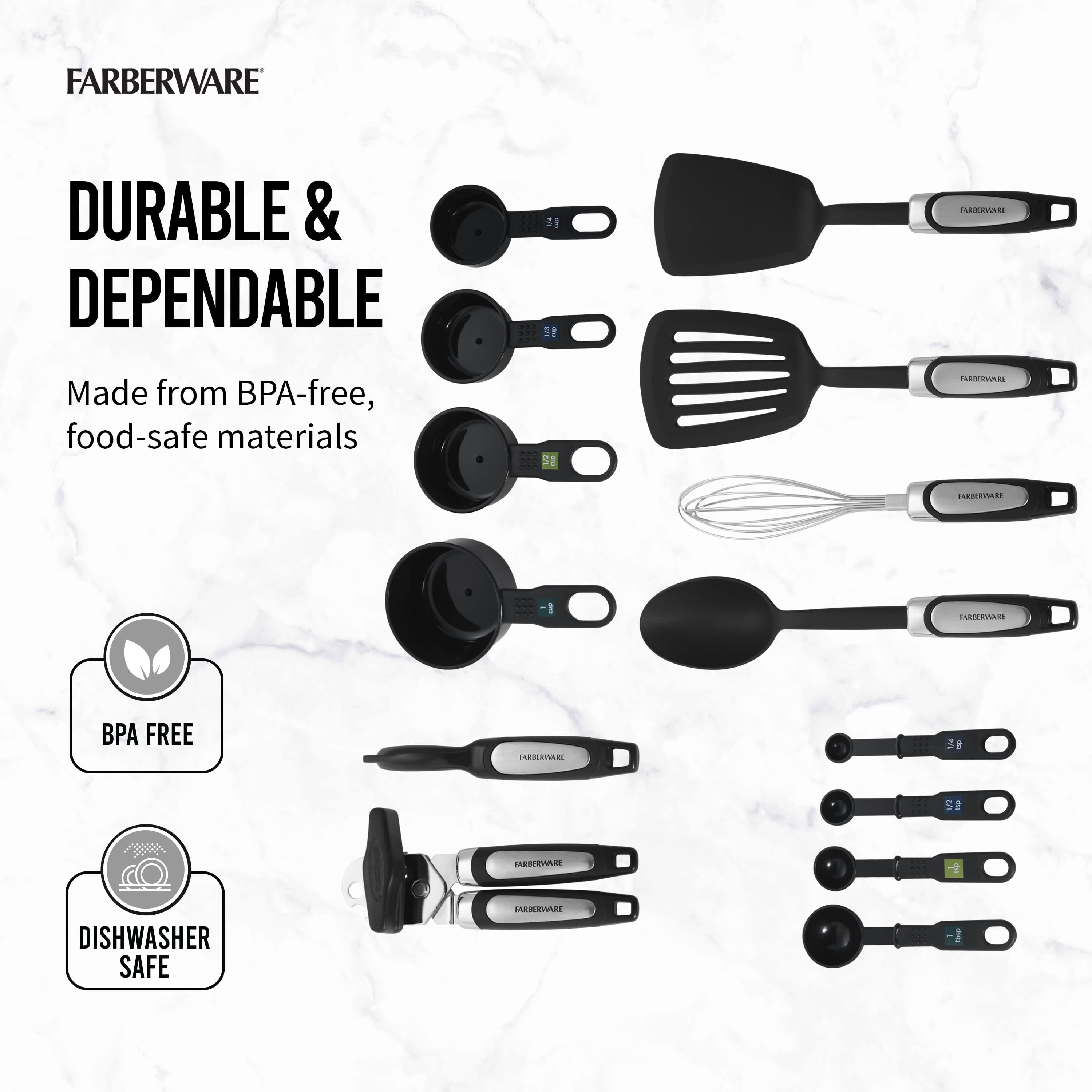 Farberware Professional 13 Pc. Stainless Steel Tools and Gadgets Box Set -  Multi Color