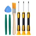 thumbnail image 1 of 7pcs Game Controller Repair Tool Kit, T6 T8 T10 Screwdriver Set Compatible with Xbox 360 / One/Series S/X Controller and Console, PS3, PS4 and PS5 Con, 1 of 5