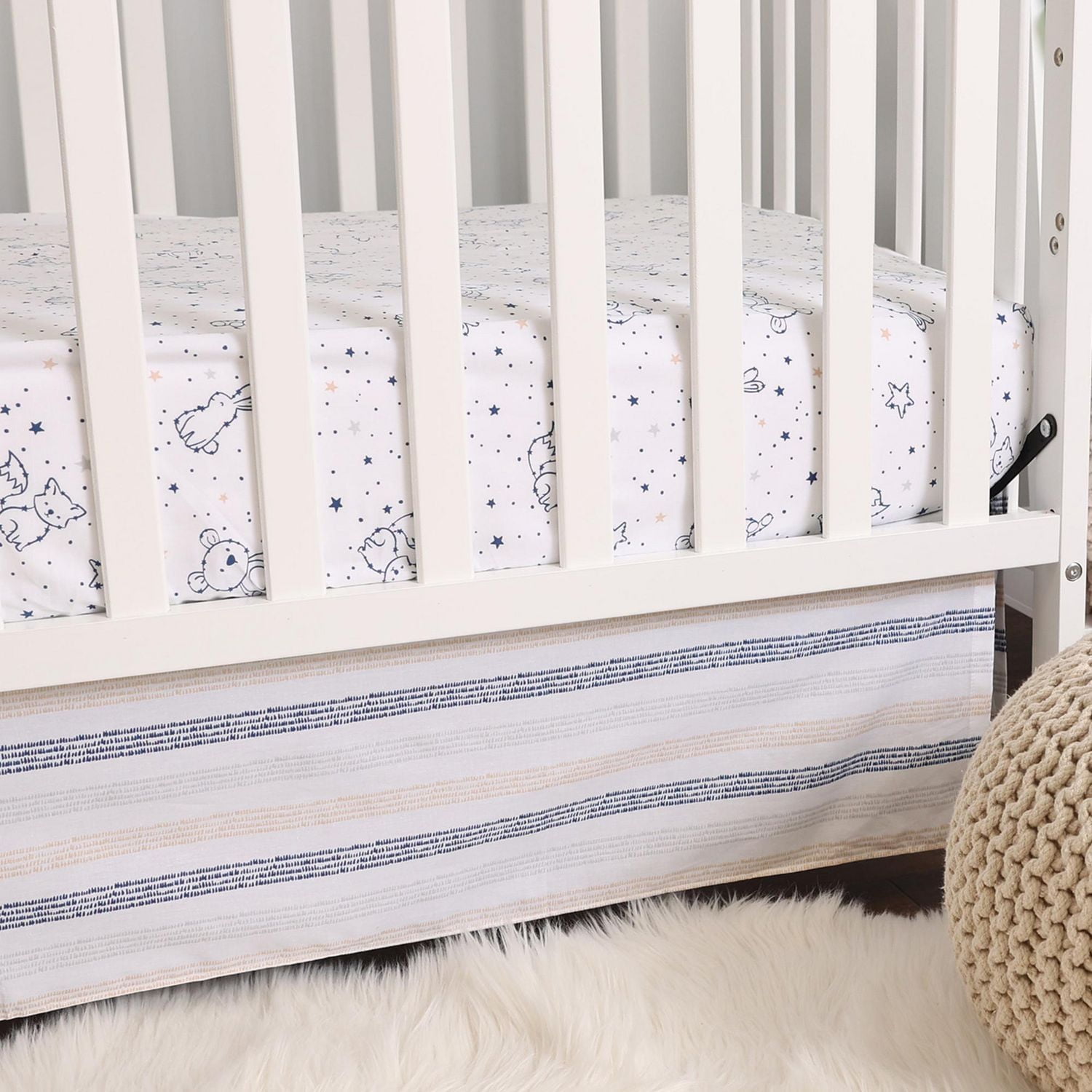 George Baby 3 Piece Crib Bedding Set, George Baby Crib Bedding Set