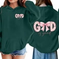 thumbnail image 2 of WhouRiu Girls Cartoon Graphic Hoodies Kids Long Sleeve Hooded Pullover Autumn Winter Cute Cozy Casual Sweatshirts With Pockets,3-4 Years, 2 of 6